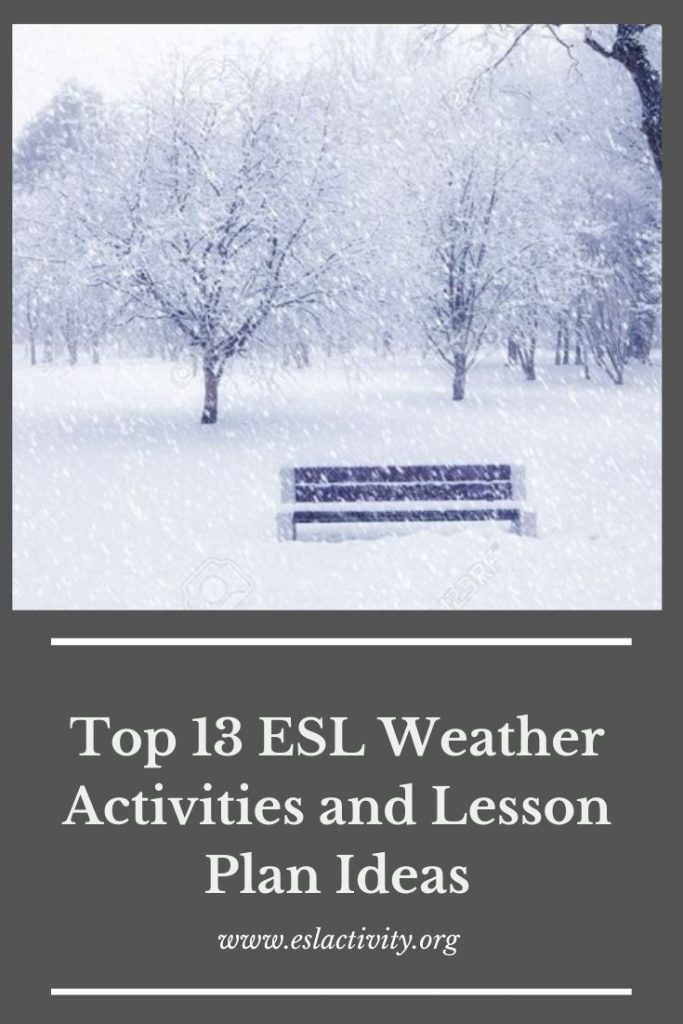 esl weather games and activities
