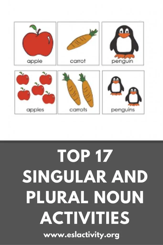 Singular and Plural Noun Activities | Noun Worksheets & Lesson Plans